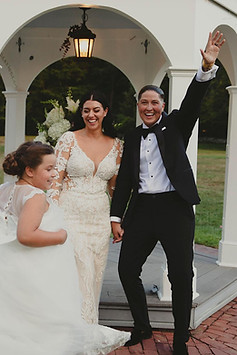 newly married lesbian couple